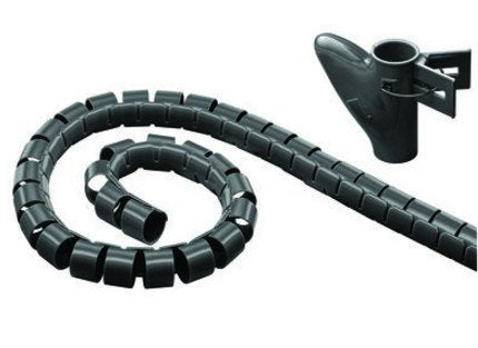 Mediarange Haz De Cables Manguera Promedio 20mm 2,5m Negro