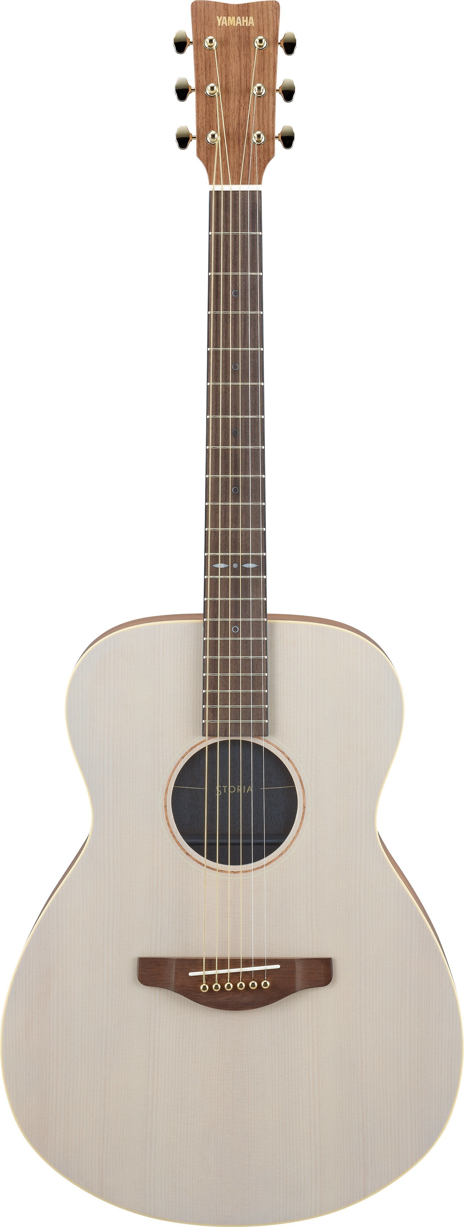 Yamaha Storia I Guitarra Acústica 6 Cuerdas Azul, Blanco