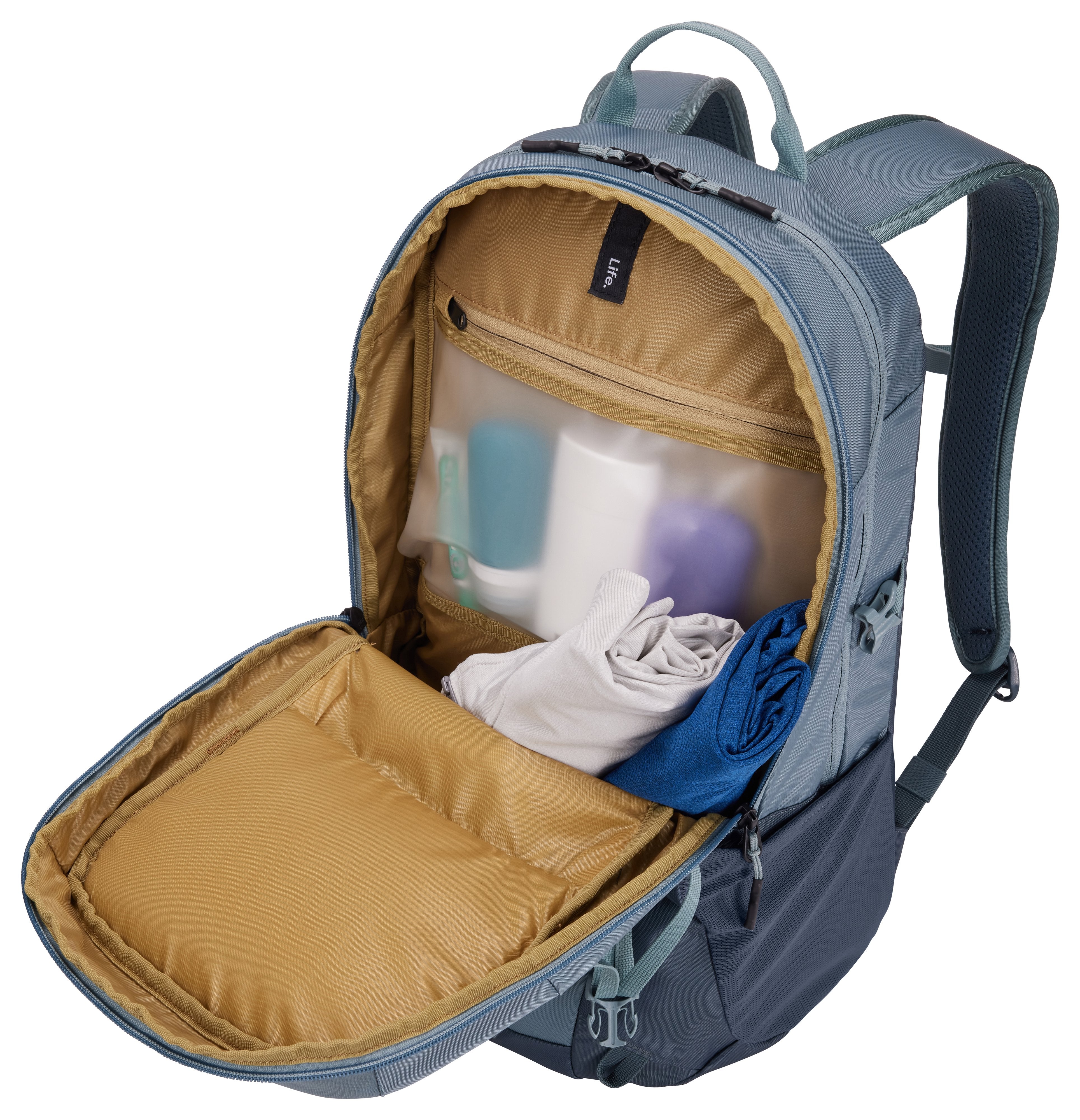 Mochila Thule Enroute Tebp4216 Pond Gray/Dark Slate Informal Gris, Marina Nylon