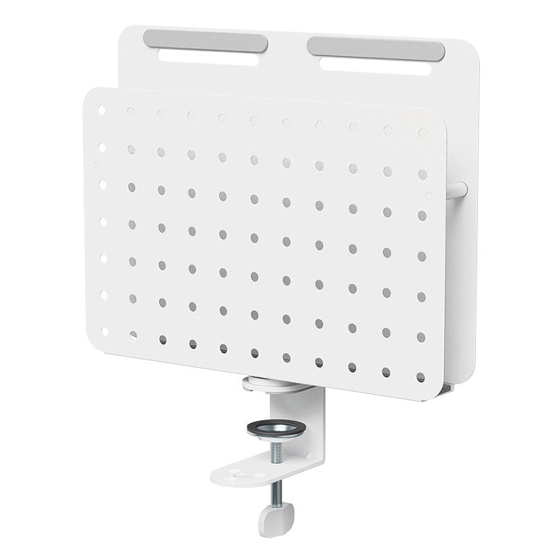 Pegboard, Clamp-On, Office, 362x445mm, Rotating, Blanco