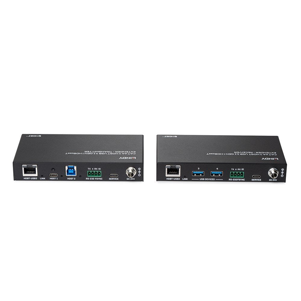 EAN 4002888434218 - Lindy 43421 ampliador de red Transmisor y receptor de red Negro imagen 4