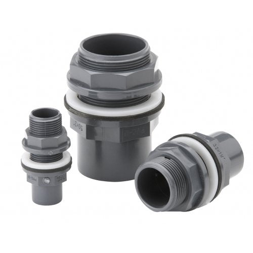 Fiap 2487 - Polyvinylchlorid Pvc - Fallrohr-Acoplador - Negro - Gris - 11 Cm