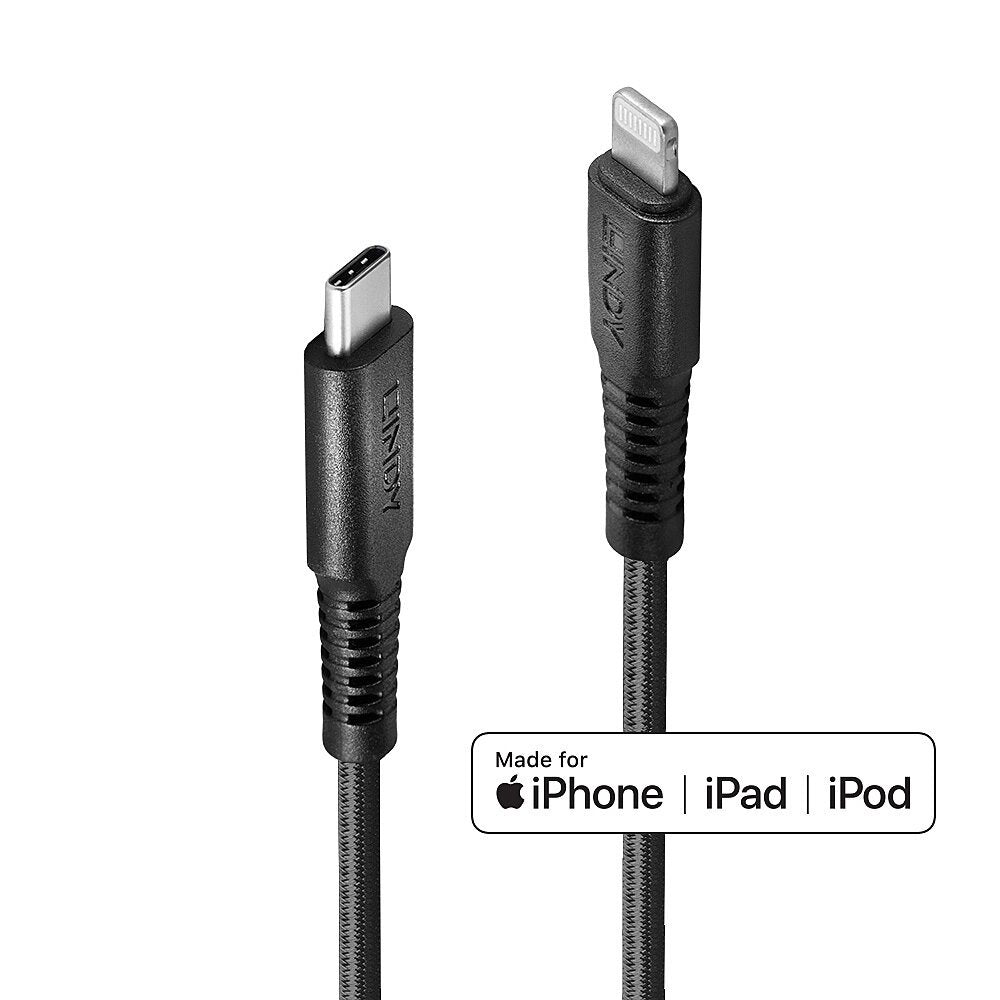 Lindy 31286 Cable Usb C - Lightning 1 M Negro