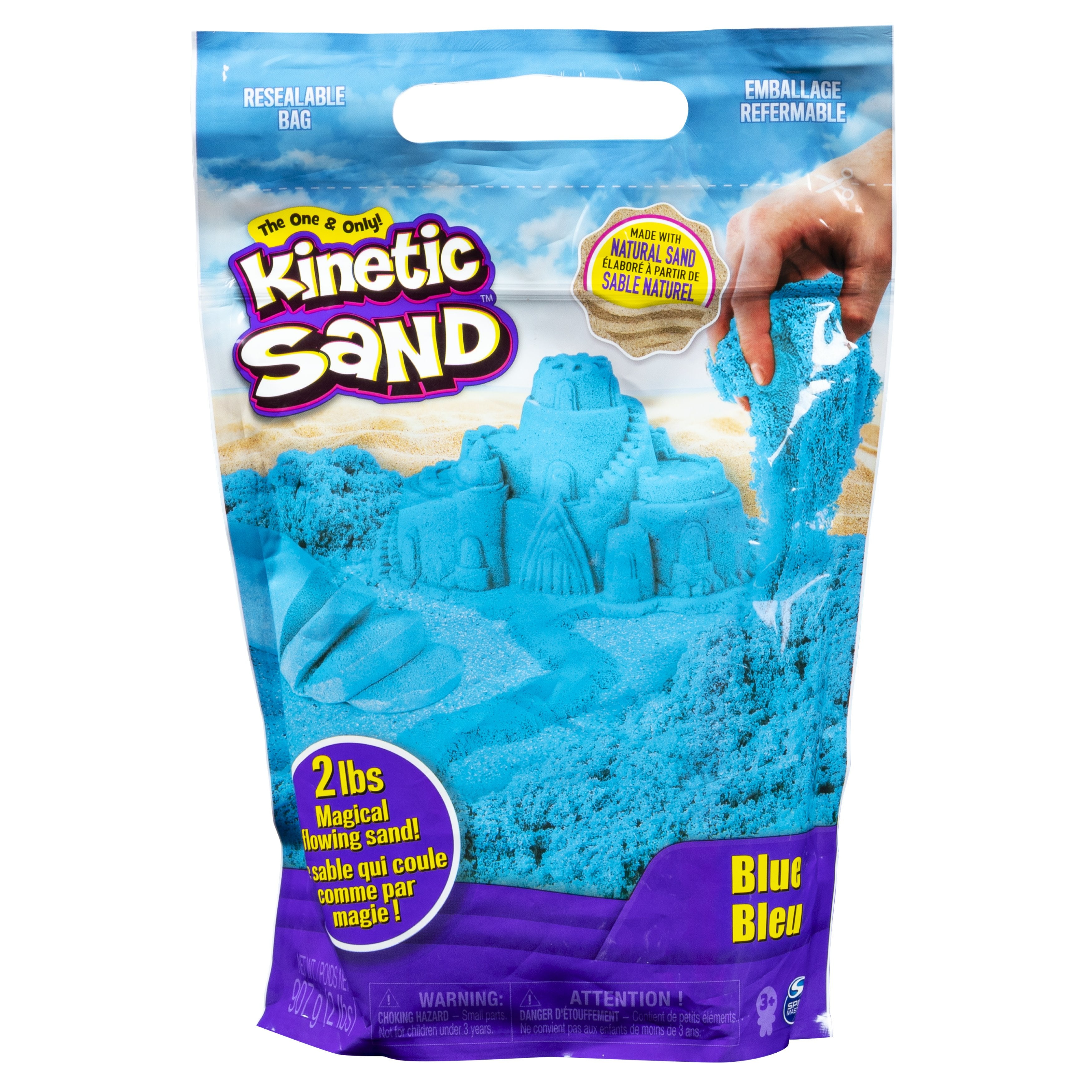 EAN 0778988370087 - Kinetic Sand KNS RFL 2lb Colour Blue GML imagen 1