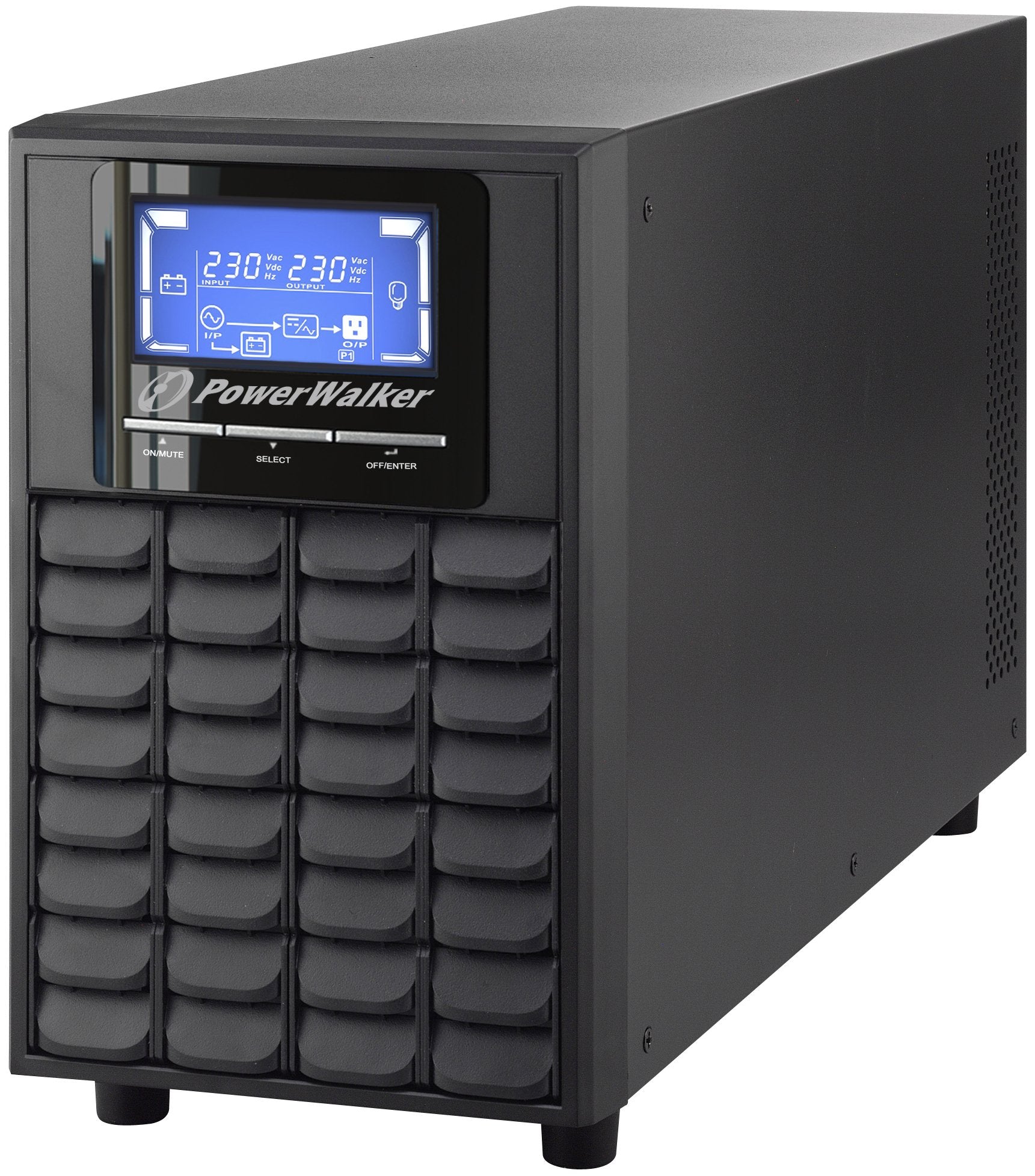 EAN 4260074976564 - PowerWalker VFI 2000C LCD sistema de alimentación ininterrumpida (UPS) Doble conversión (en línea) 2 kVA imagen 1