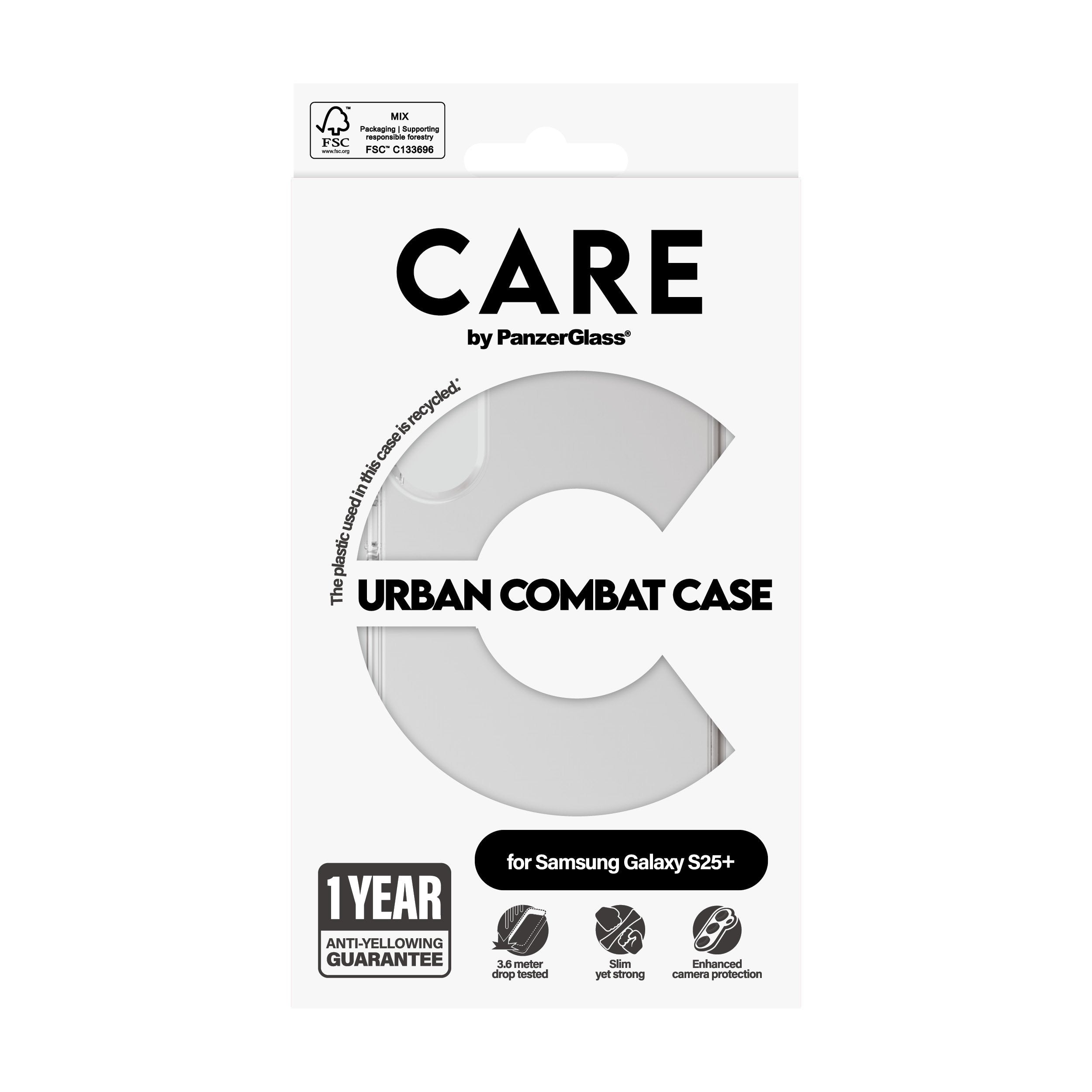 EAN 5715685016868 - PanzerGlass CARE™ by ® Urban Combat Case Transparent Samsung Galaxy S25+ funda para teléfono móvil Transp imagen 3
