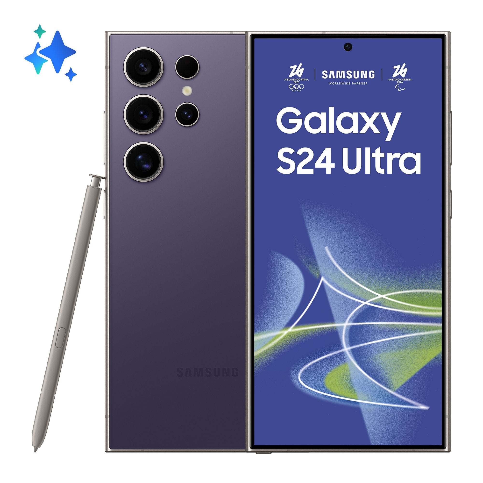 EAN 8806095414423 - Samsung Galaxy S24 Ultra 17,3 cm (6.8") SIM doble 5G USB Tipo C 12 GB 256 GB 5000 mAh Titanio, Violeta imagen 1