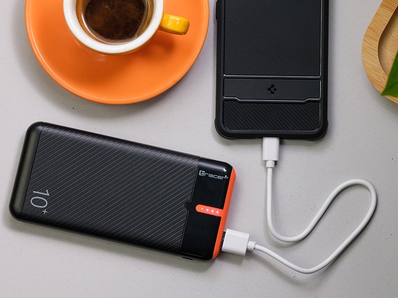 Tracer Power Bank Energo 10000mah Black/Orange
