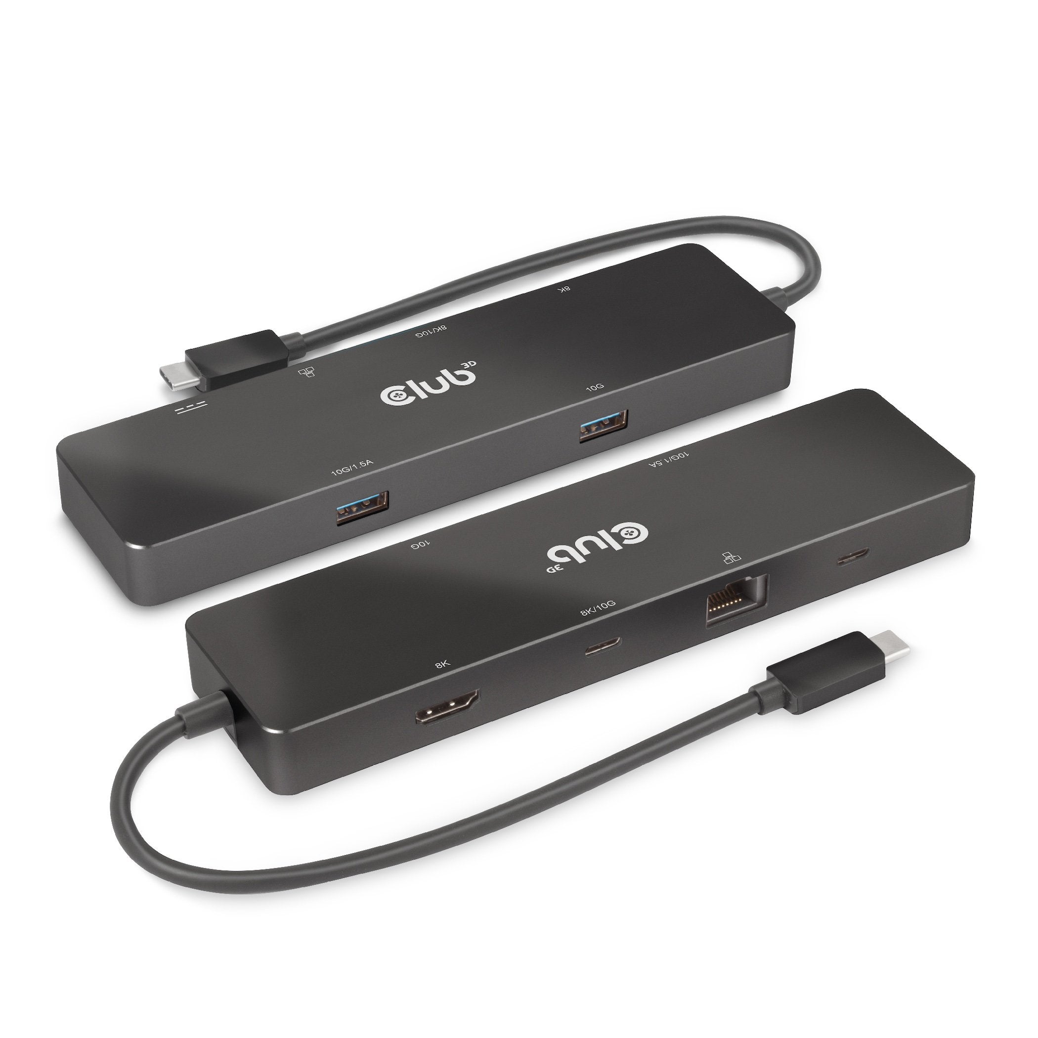 Club3d Usb-C Dock > Hdmi Usb-C 8k 2xusb Usb-C Pd100w Rj45 Retail