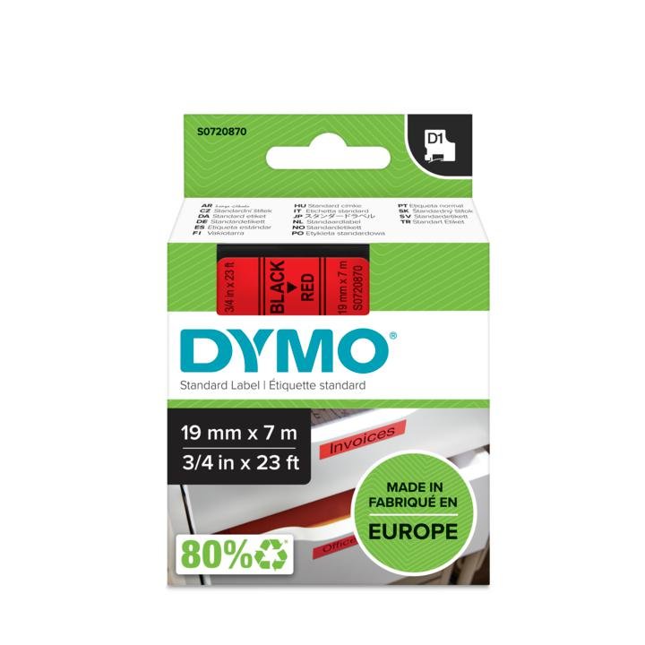 EAN 5411313452175 - DYMO D1 Standard - Black on Red - 19mm cinta para impresora de etiquetas imagen 2