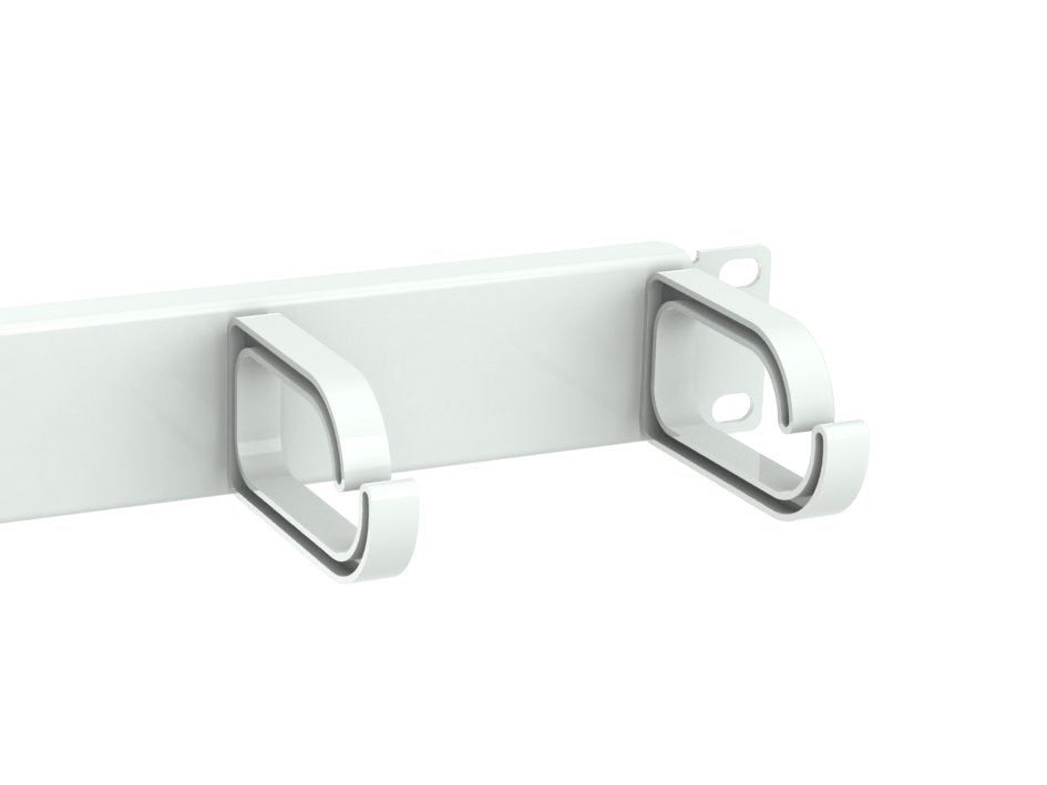 Equip Cabledurchführung 10" 1he 3x Plamikringe Blanco