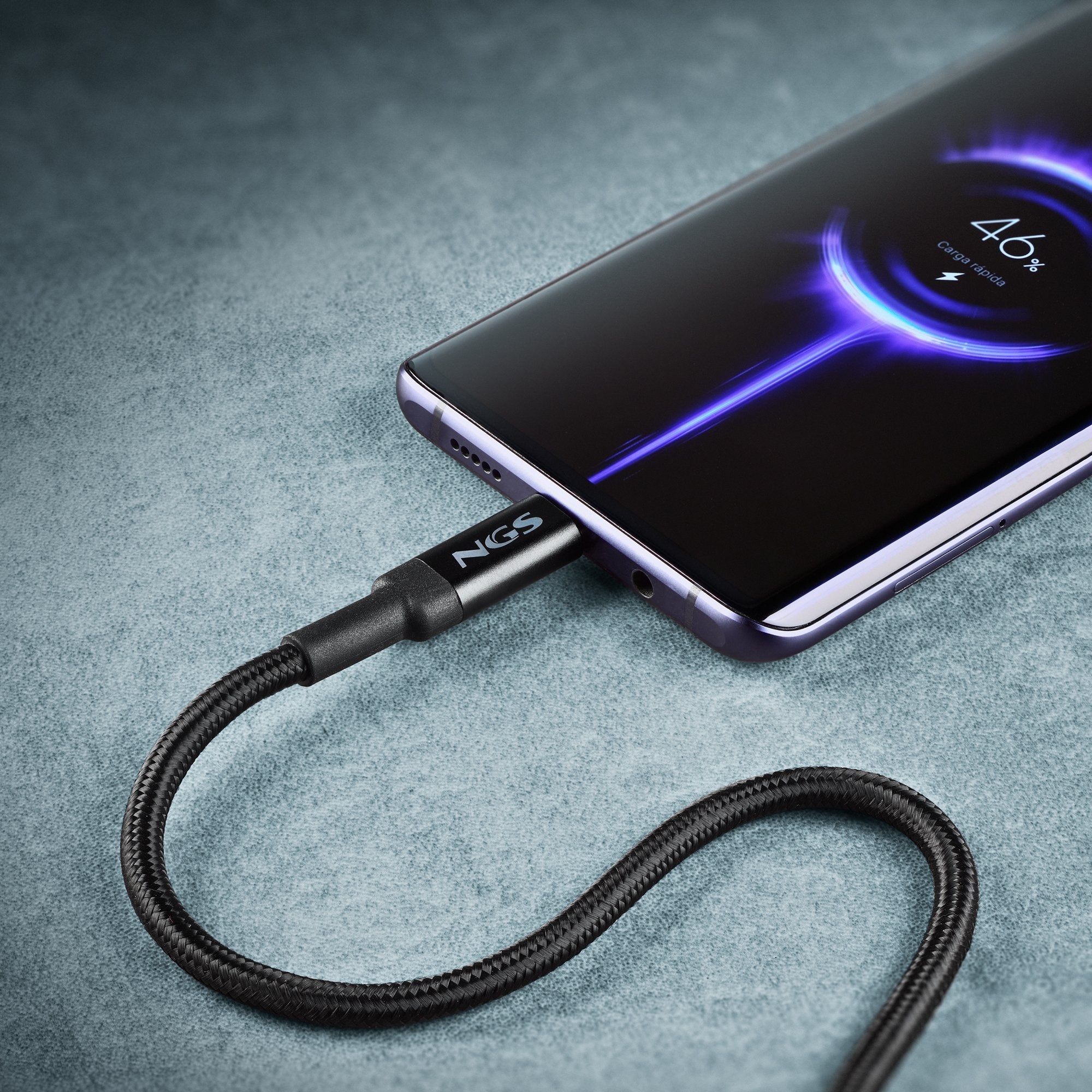 EAN 8435430625851 - NGS KNOT 65W-3 cable USB USB 2.0 3 m USB C Negro imagen 7