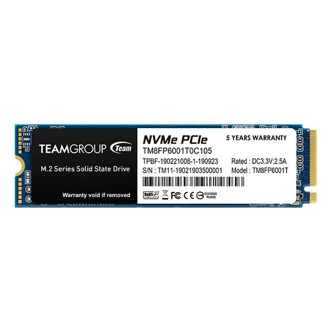 EAN 0765441048003 - Team Group MP33 1 TB M.2 PCI Express 3.0 NVMe 3D NAND imagen 1