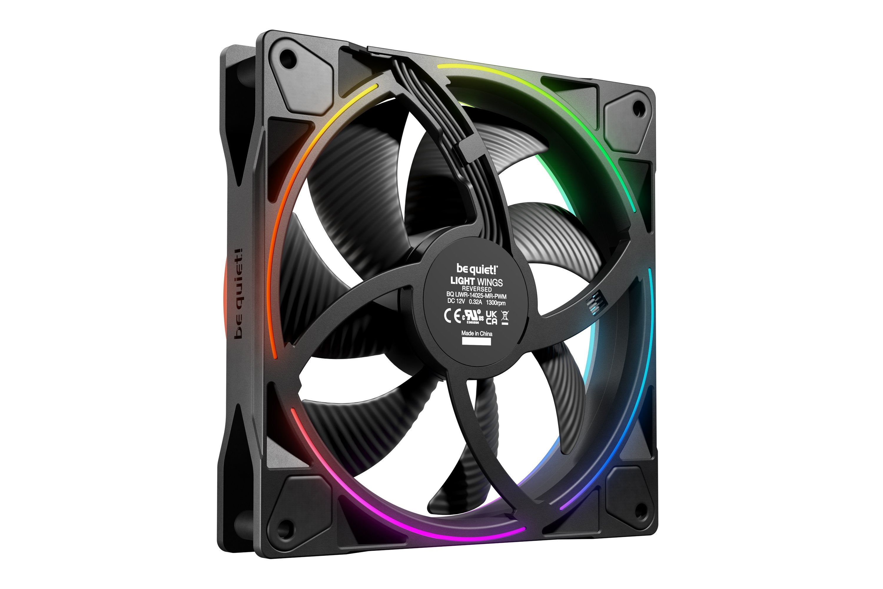 EAN 4260052192894 - be quiet! Light Wings 140 mm PWM Reverse Black Carcasa del ordenador Ventilador 14 cm Negro 1 pieza(s) imagen 4