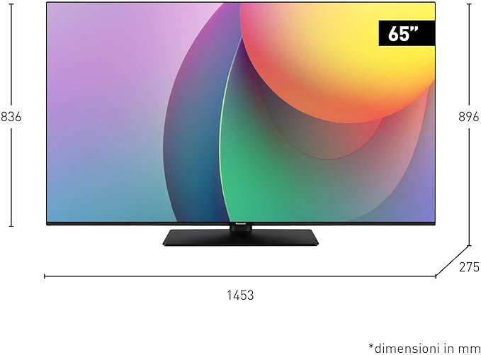Televisor Panasonic Tb-65w60aez 65" 4k Ultra Hd Smart Tv Wifi Negro
