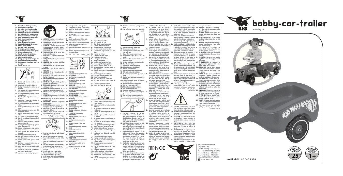 Big Remolque De Coche Bobby 800001300