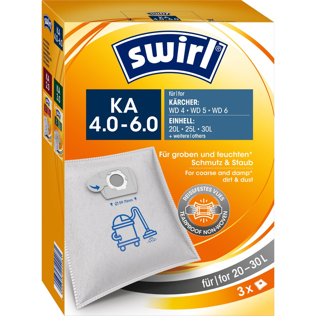 EAN 4006508224081 - Swirl KA 4.0 - 6.0 Bolsa para el polvo Aspiradora sin cables imagen 1