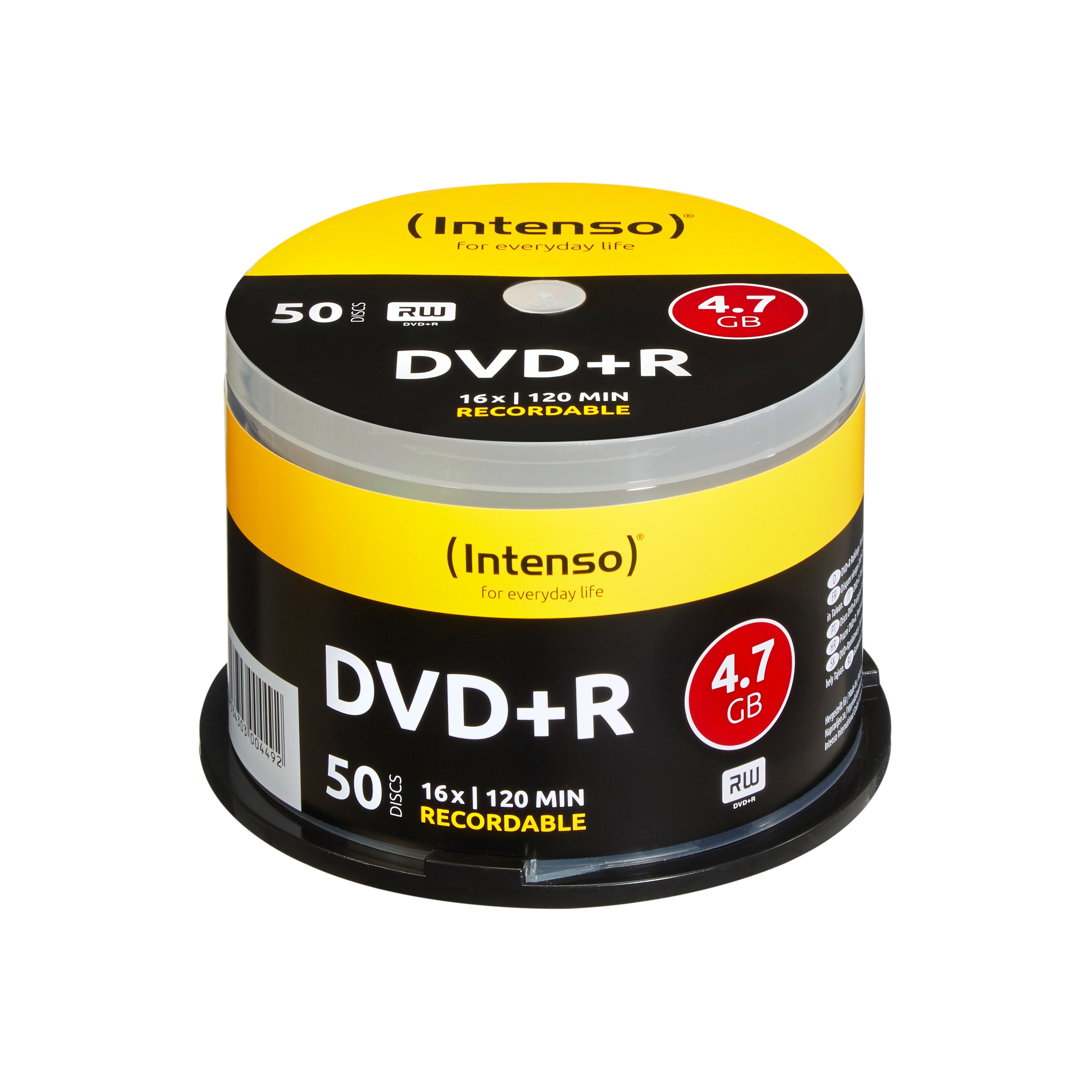 EAN 4034303004492 - Intenso 4111155 DVD en blanco 4,7 GB DVD+R 50 pieza(s) imagen 1