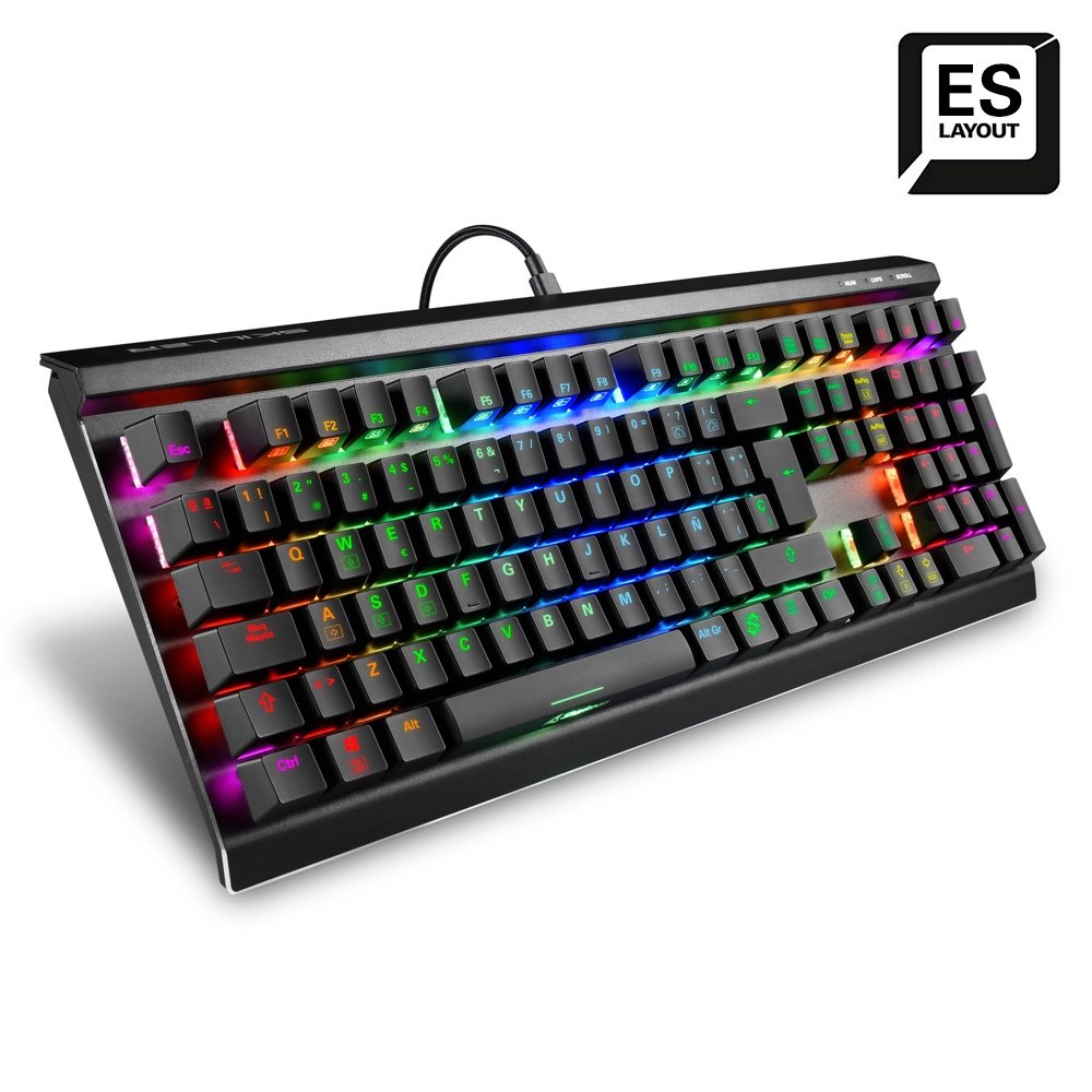 EAN 4044951033515 - Sharkoon SKILLER SGK60 teclado Juego USB QWERTY Español Negro imagen 2