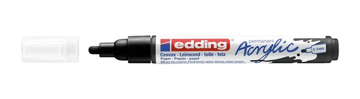 Edding 5100 Acrylstift Negro 2.0 - 3.0 Mm 1 Ud.