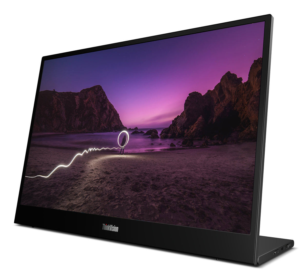 EAN 0199273686575 - Lenovo ThinkVision M16 pantalla para PC 40,6 cm (16") 1920 x 1200 Pixeles WUXGA LCD Negro imagen 5