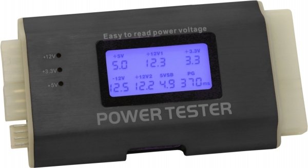 EAN 4043619181599 - DeLOCK 18159 medidor de energía y batería Negro / Blanco imagen 1