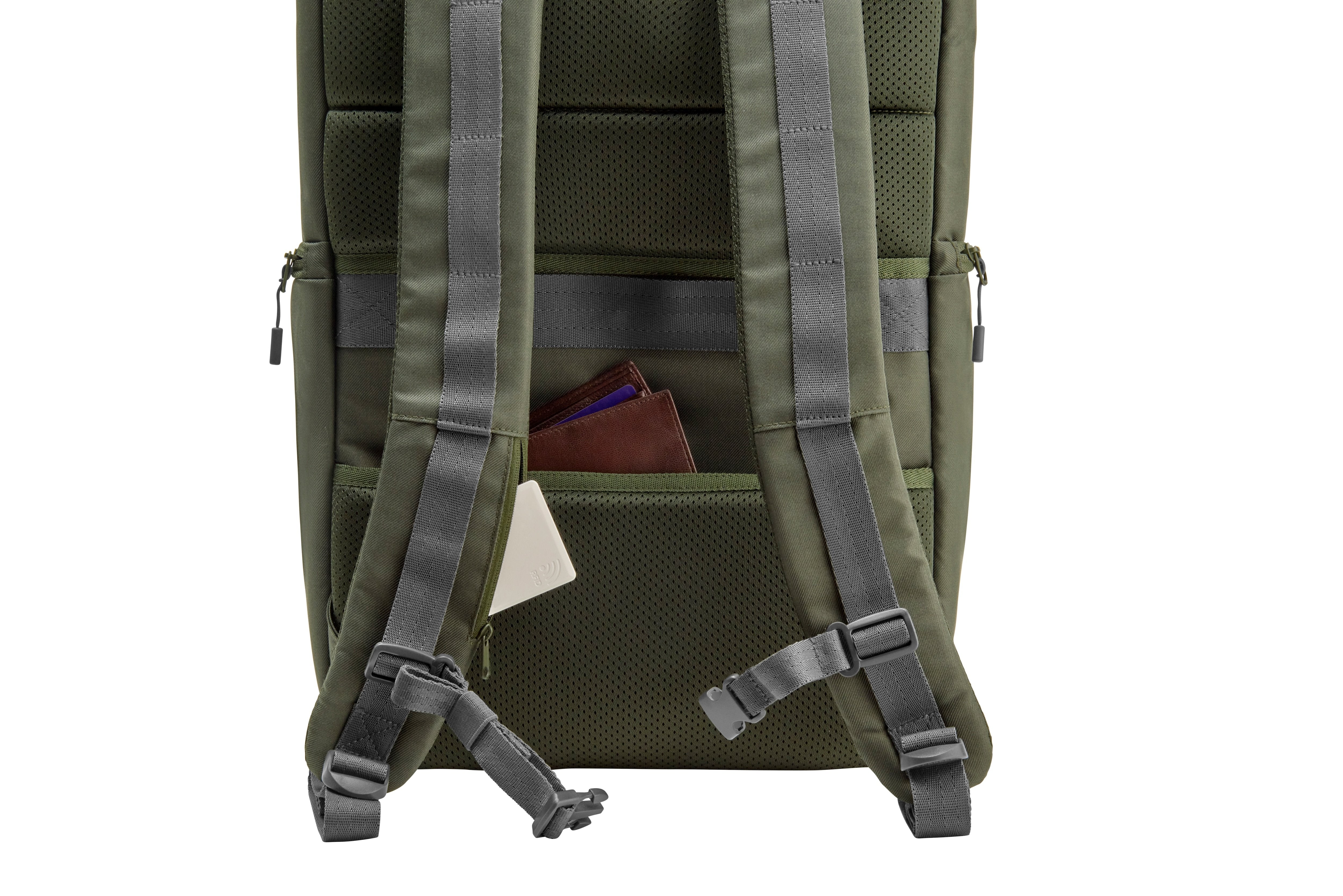 Laptop Backpack - 15.6inch - Grey-Green