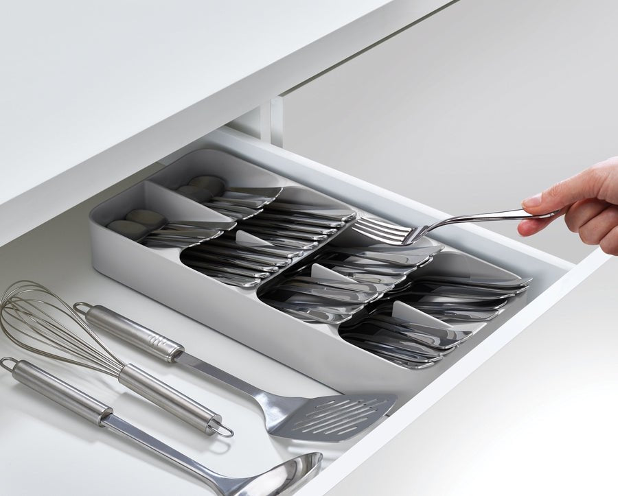 Joseph Joseph Kompakter Besteckkasten Gris
