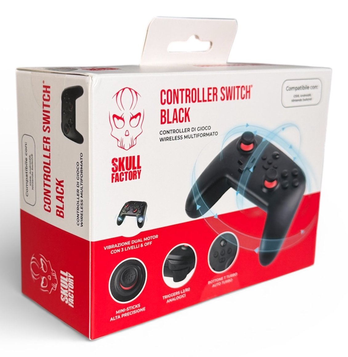 Skull Factory Controller Switch Black