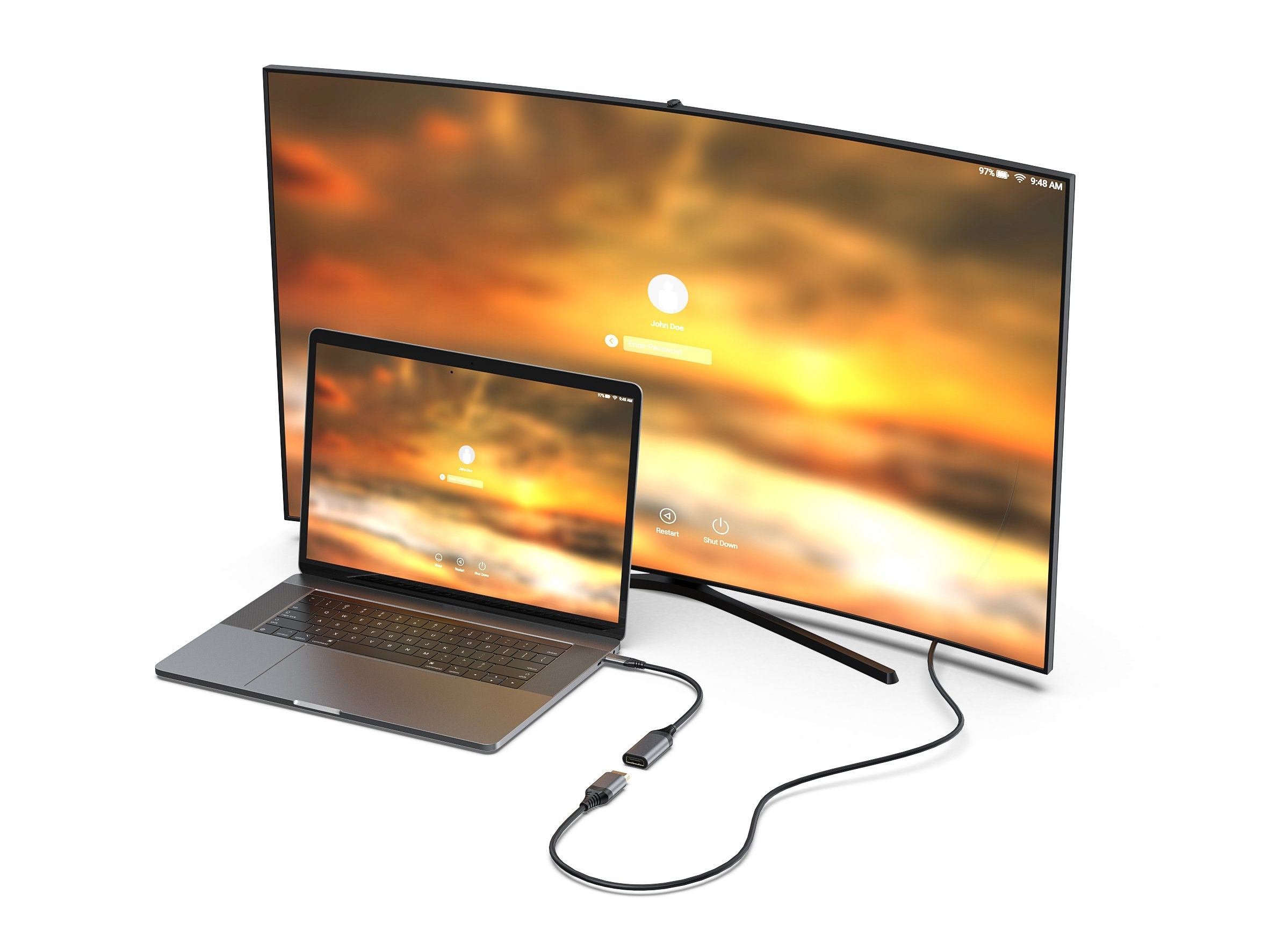 EAN 4015867230015 - Equip 133493 adaptador de cable de vídeo 0,15 m USB Tipo C Negro, Gris imagen 2
