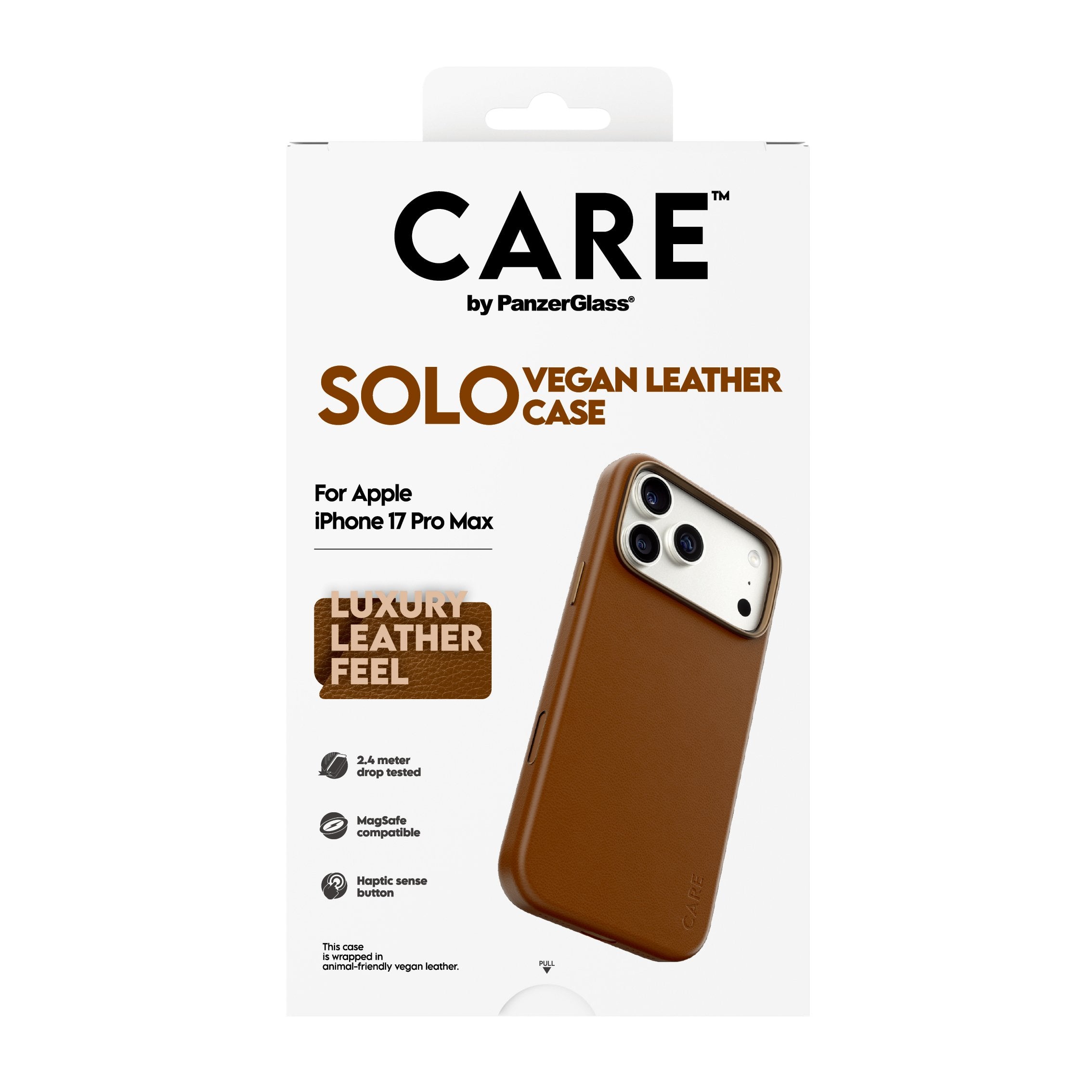 Panzerglass Care Solo Case Brown Ip 17 Pro Max