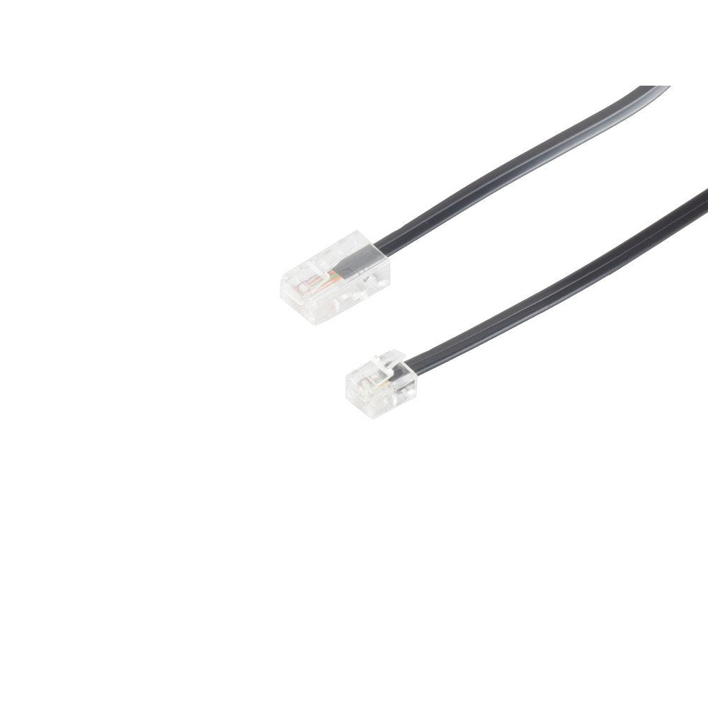 EAN 4017538702609 - S/CONN maximum connectivity 70260 cable telefónico 10 m Negro, Transparente imagen 1