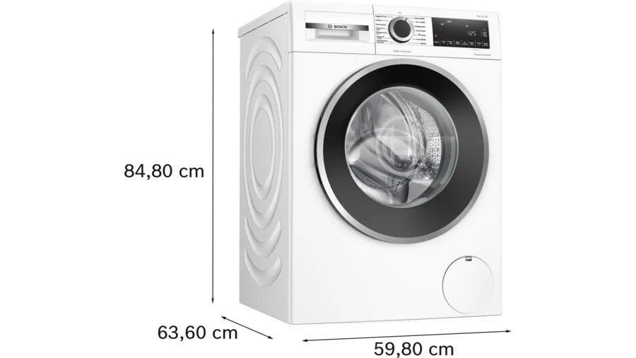 EAN 4242005386345 - Bosch Serie 6 WGG244120 lavadora Carga frontal 9 kg 1400 RPM Blanco imagen 5