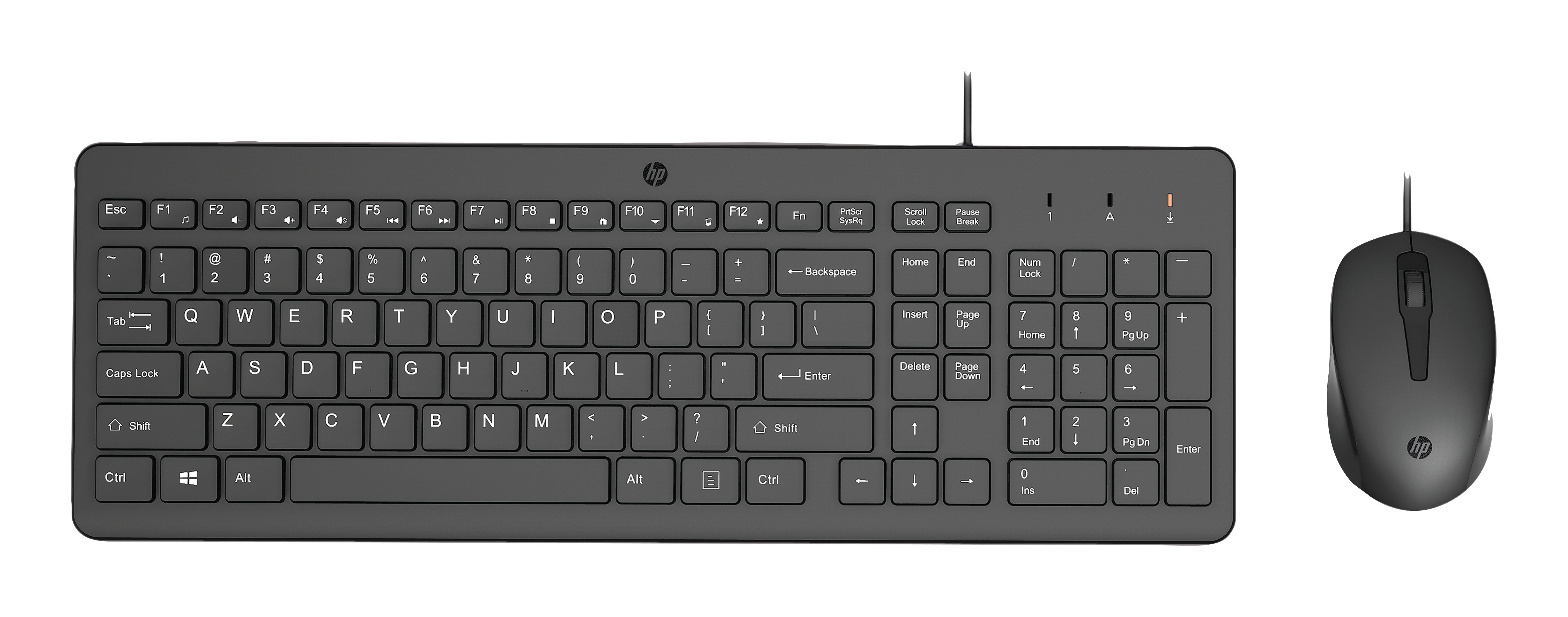 EAN 0196786788109 - HP 150 Wired Mouse and Keyboard Combination teclado Ratón incluido USB Negro imagen 1