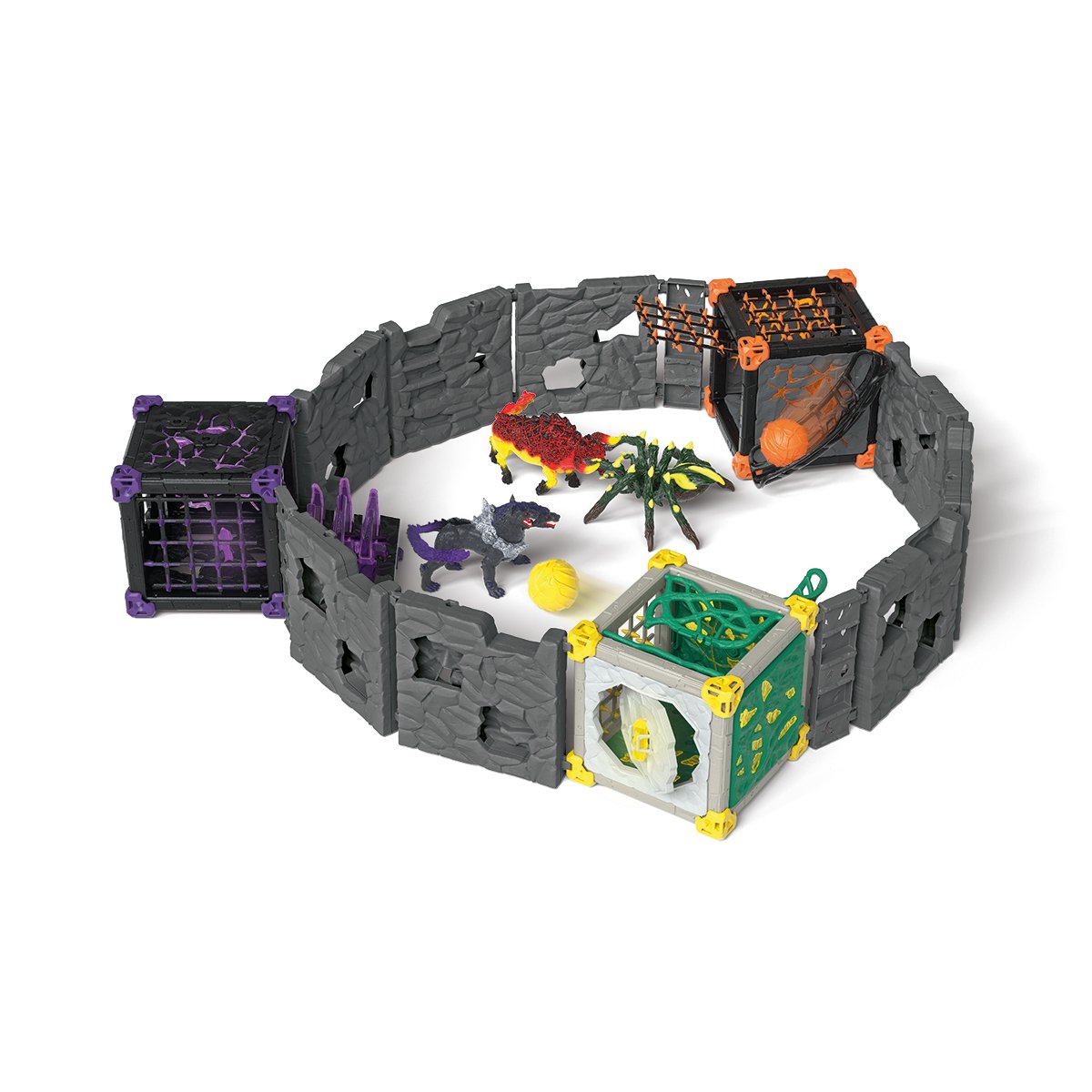 Schleich Eldrador Creatures Battlecave Arena: Lava Vs. Shadow, Figura De Juguete 42673