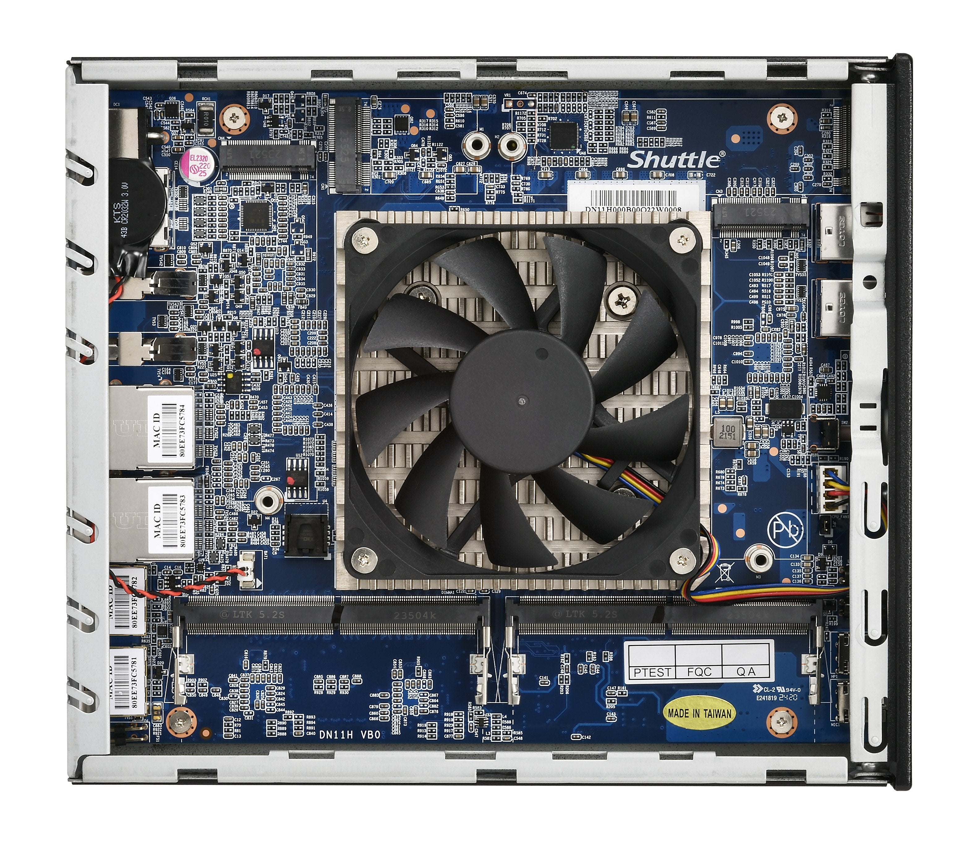EAN 887993007311 - Shuttle Slim AI PC DN11H9 1,35 l tamaño PC Negro 185H Intel® SoC imagen 7