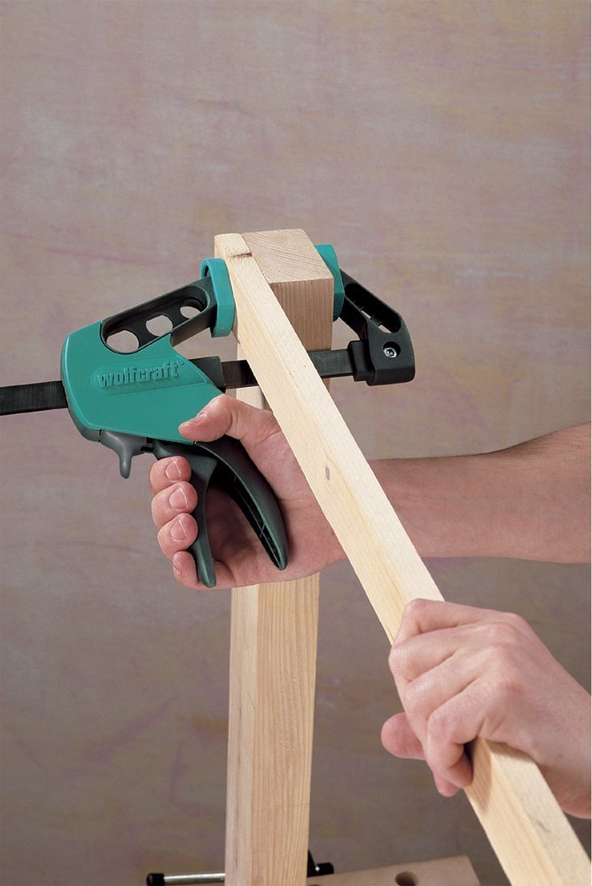 EAN 4006885302006 - wolfcraft GmbH 3020000 abrazadera Abrazadera de barra Negro, Verde imagen 5