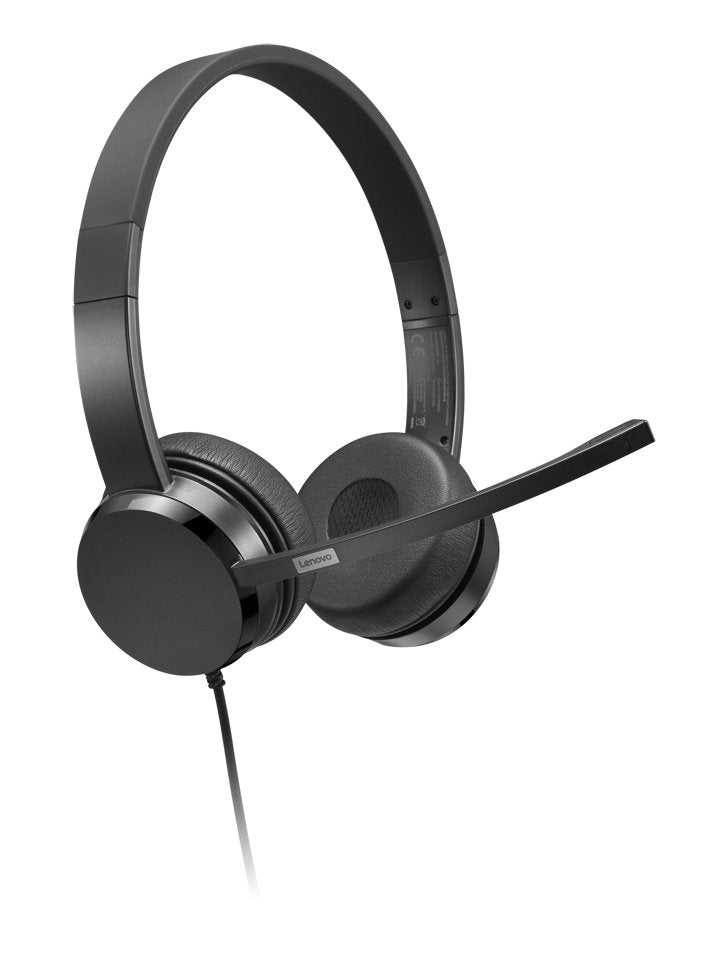 Lenovo Usb-A Wired Stereo On-Ear Headset With Control Box