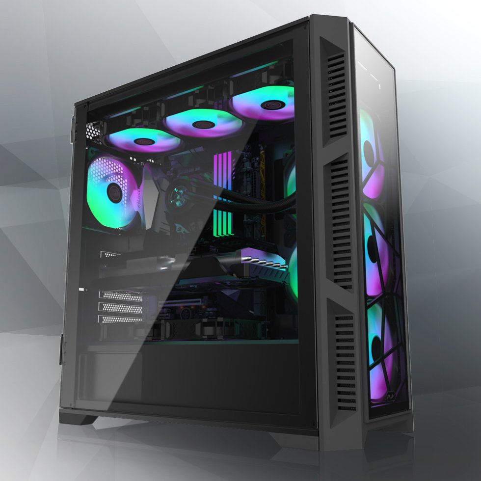EAN 4715109924138 - RAIJINTEK PONOS Ultra Midi Tower Negro imagen 2