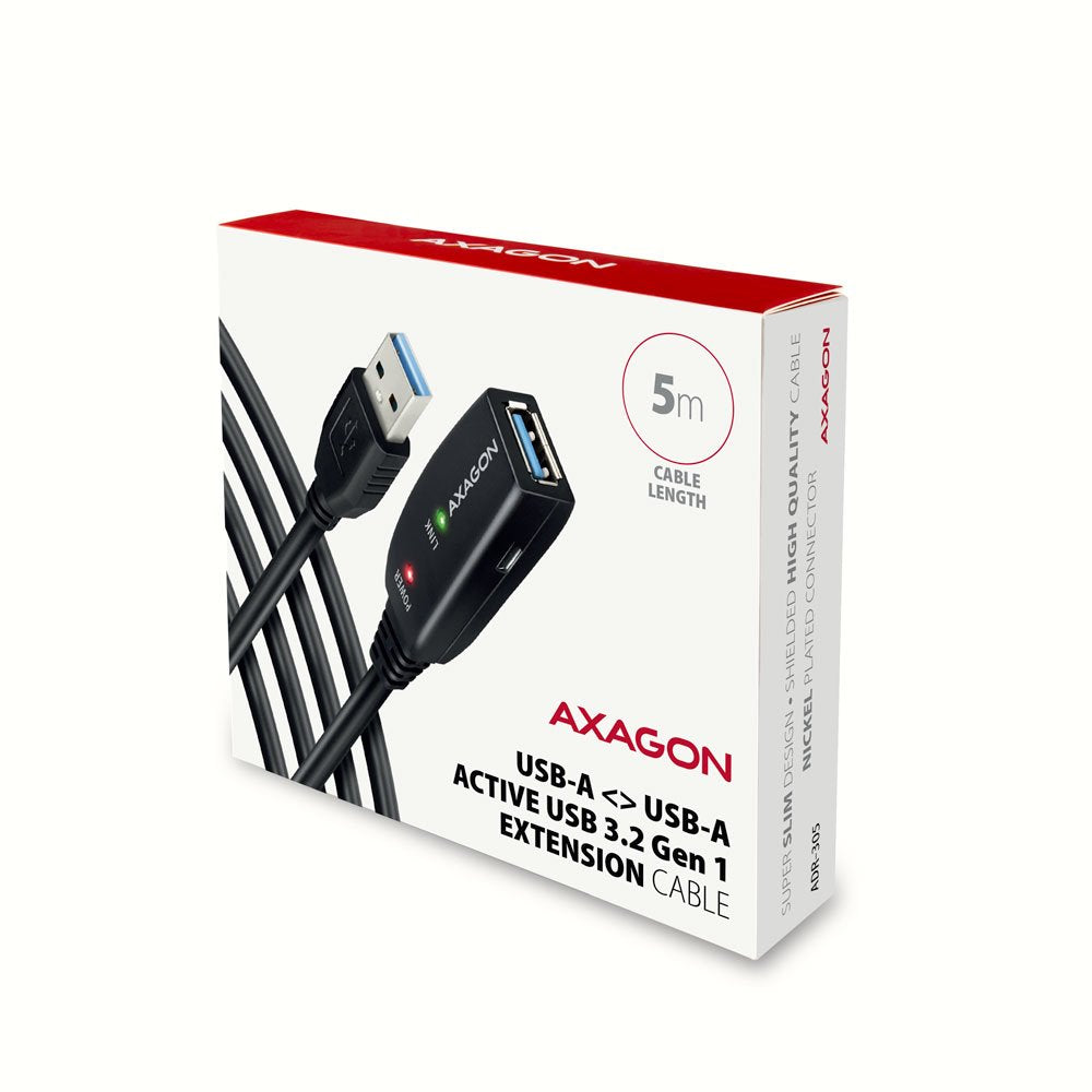 EAN 8595247907240 - Axagon ADR-305 USB 3.2 Gen 1 A-M -> A-F active extension/repeater cable 5m - Kabel - Digital/Daten cable imagen 9
