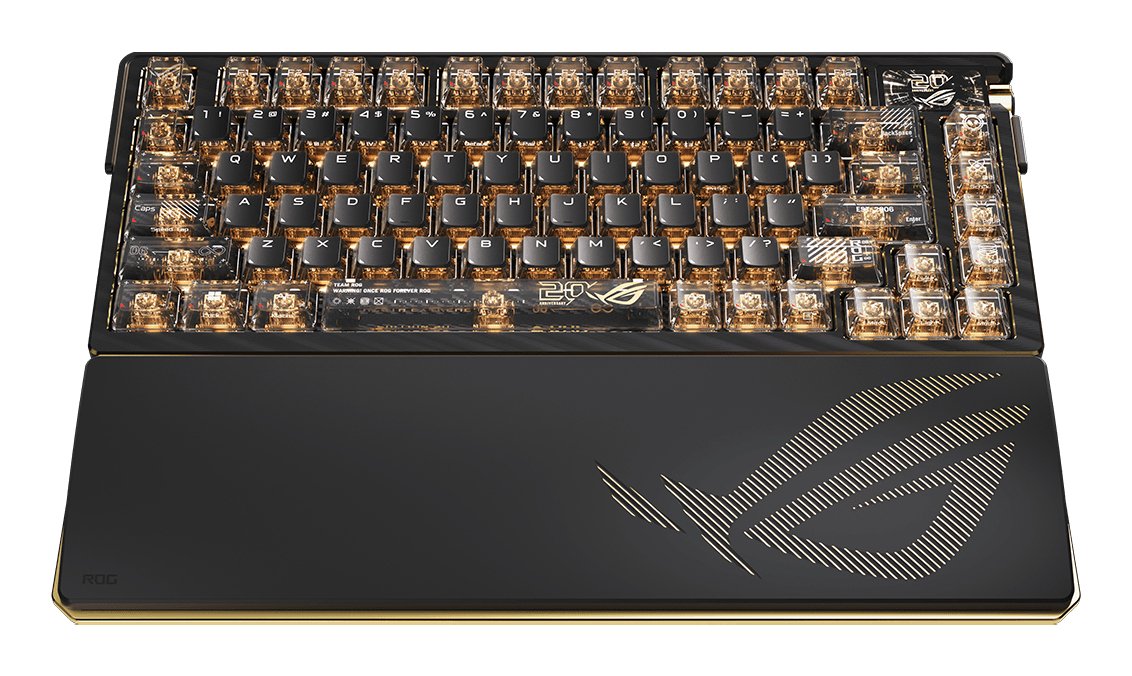 EAN 4711636464284 - ASUS ROG Azoth Extreme Edition 20 teclado Juego USB + RF Wireless + Bluetooth QWERTY Inglés Negro imagen 2
