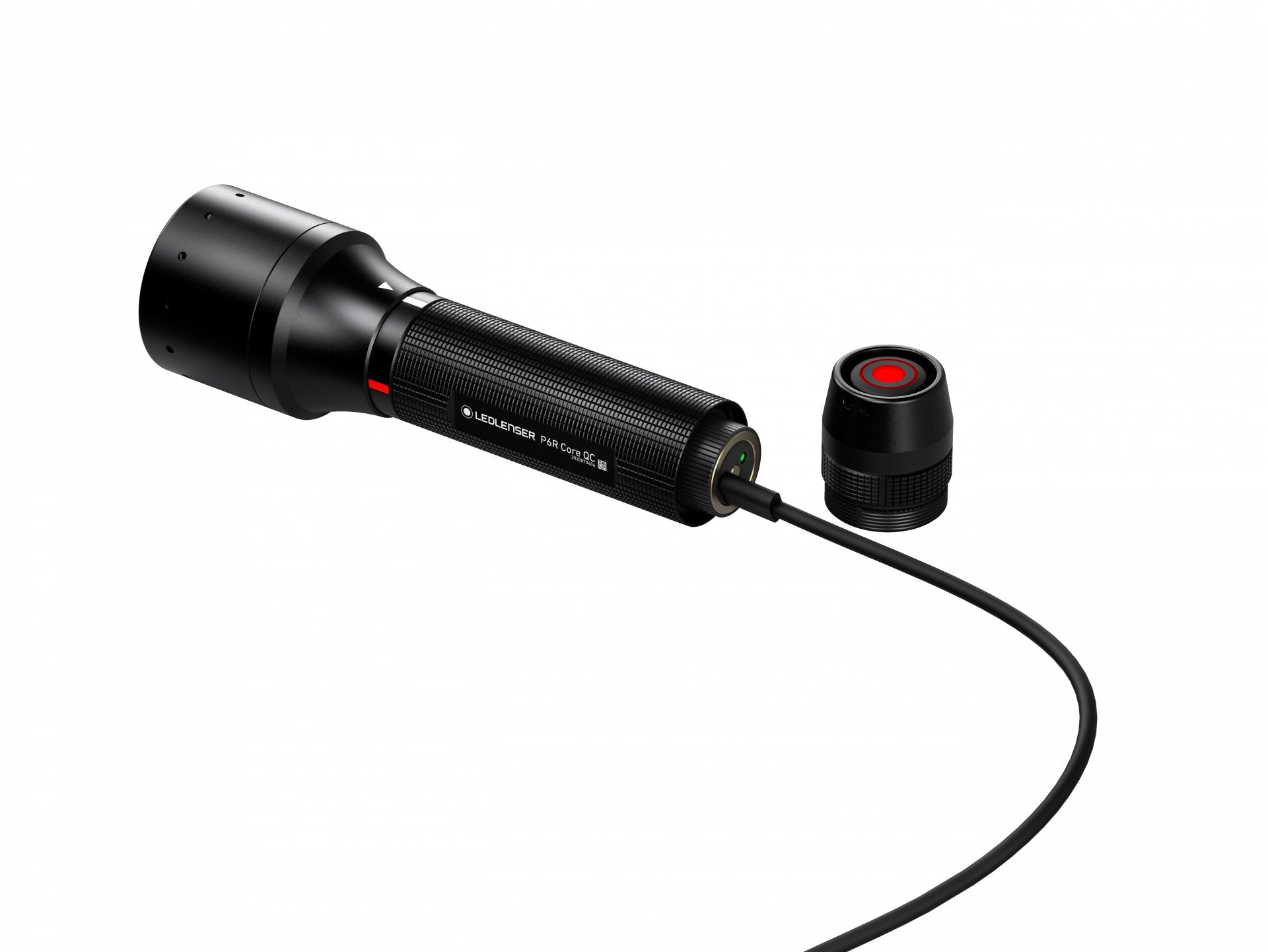 Linterna De Mano Ledlenser P6r Core Qc Negro Led