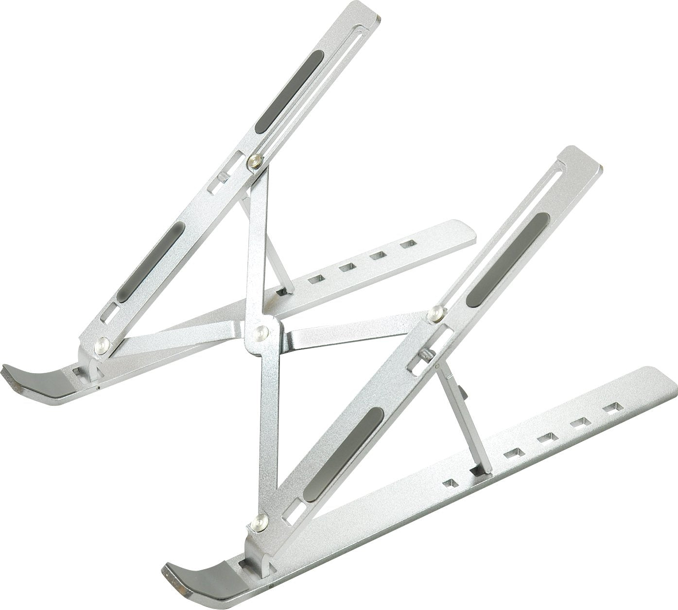 Vision Laptop Mount - Lifetime Warranty - Folding Design For Travel - Seven Angle Options - Steepest Angle 39 Degrees - Abs Plastic Construction Is 66 Grams Lighter Than Aluminium Alloy Alternatives - Weighs 171 Grams - Silicon Anti Skid Pa