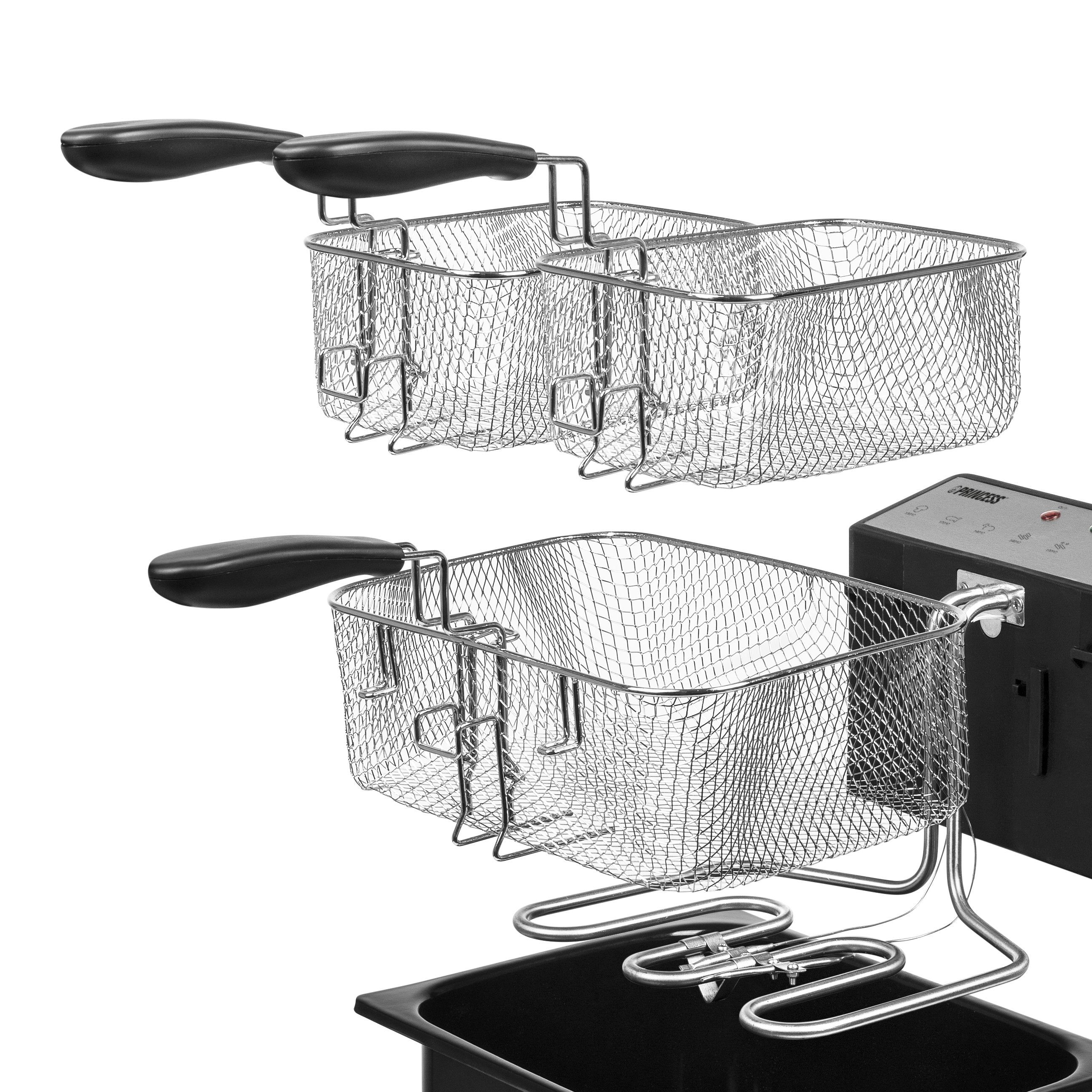 EAN 8713016085702 - Princess 185000 Doble 5 L Independiente 3270 W Negro, Acero inoxidable imagen 4