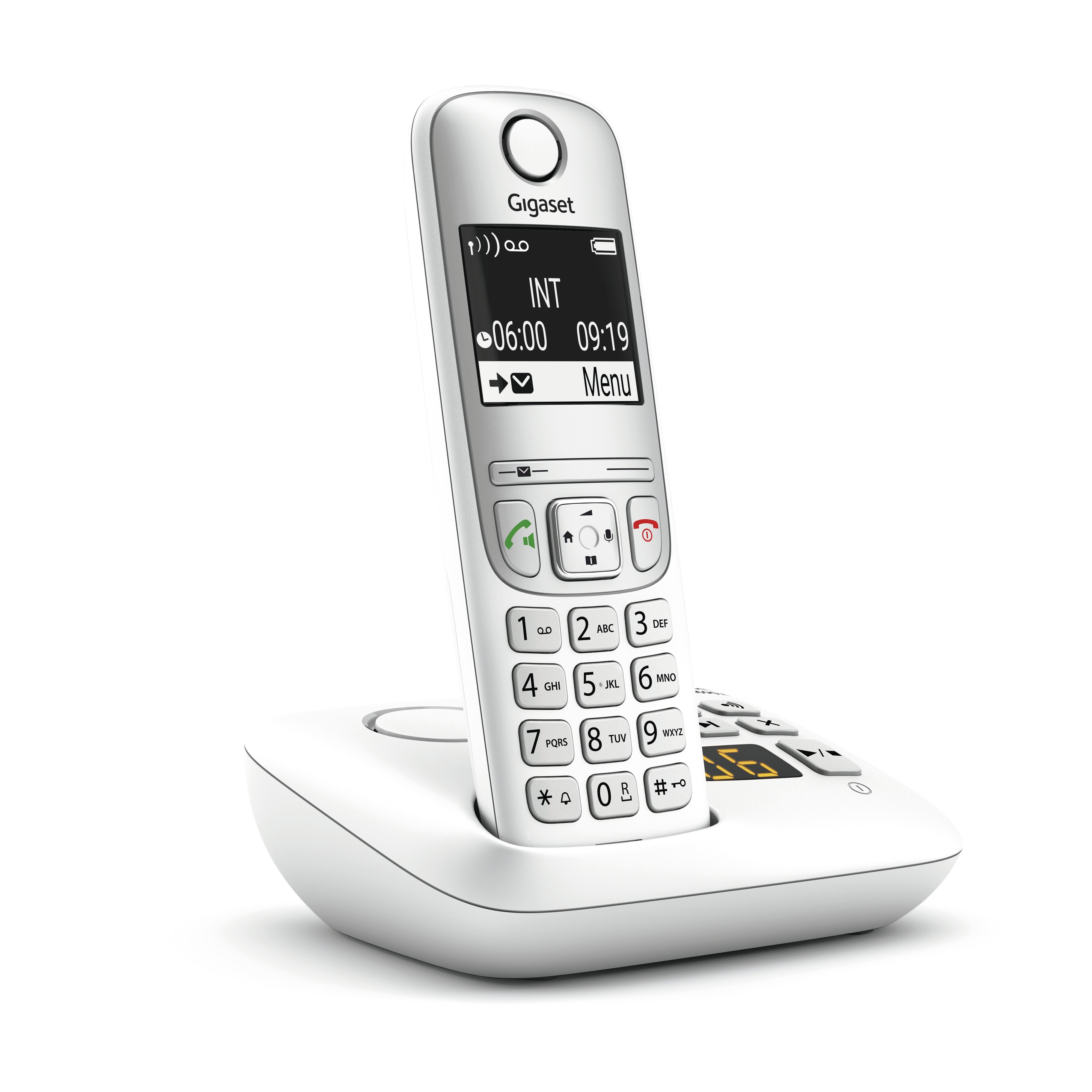 EAN 4250366863047 - Gigaset AE690A Teléfono DECT/analógico Identificador de llamadas Blanco imagen 2
