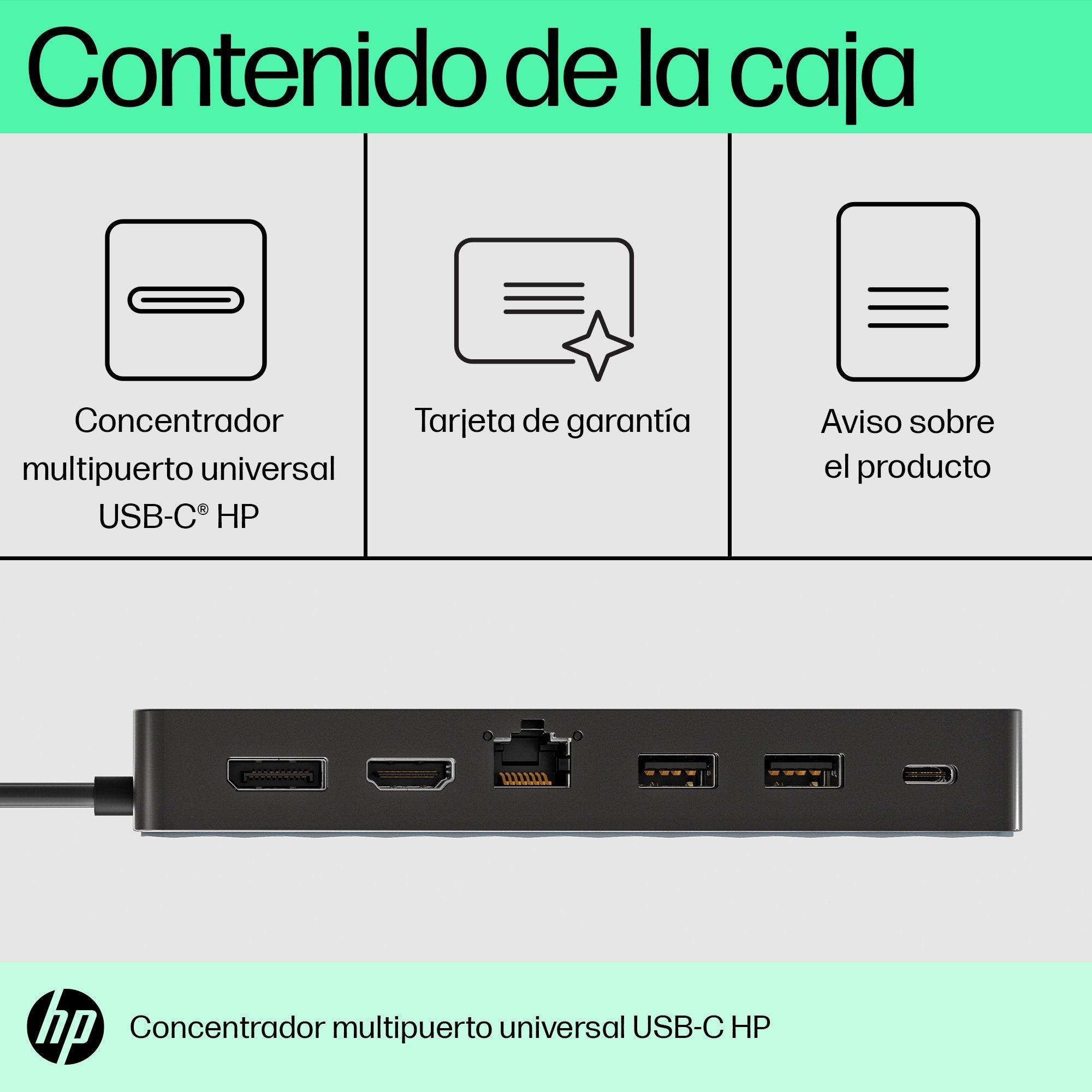 Dockingstation Hp Usb-C Multiport 50h98aa