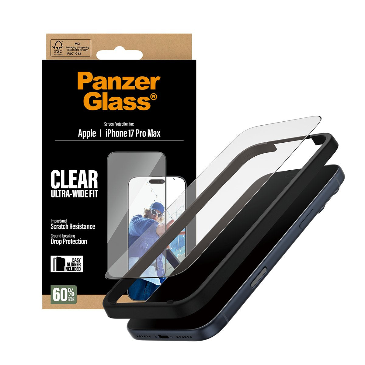 Panzerglass Ip 17 Pro Max Uwf Easyaligner