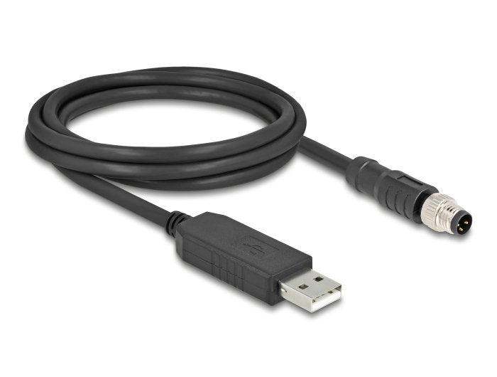 Cable De Conexión Serial De Delock M8 Con Chipset Ftdi Negro, 1.8 Metros 64258