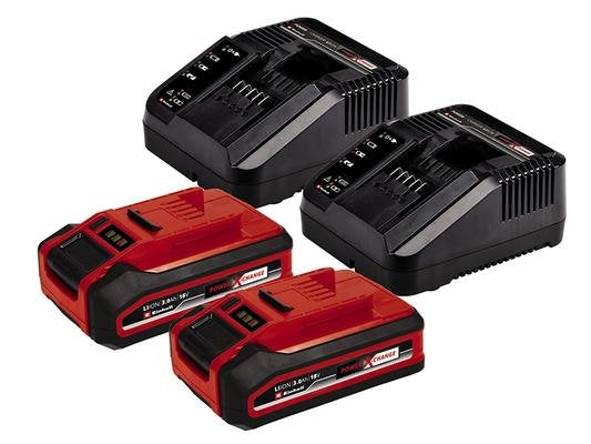 Einhell Power X-Change Battery Cortacésped Rasarro 36/36, 36 Volt (2x18v) Rojo/Negro, 2x Batería De Iones De Litio Más 3.0ah 3413282