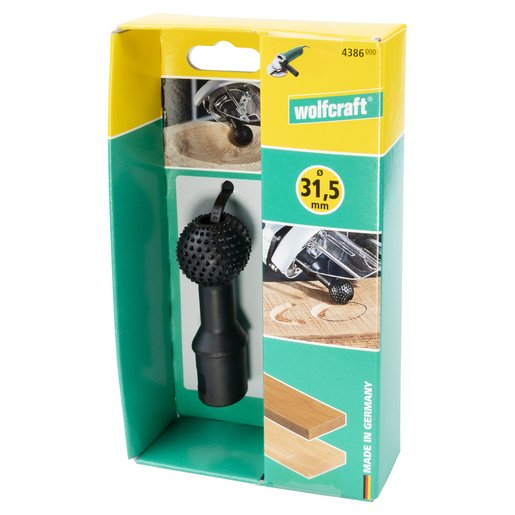 EAN 4006885438606 - wolfcraft GmbH 4386000 accesorio para amoladora angular Ball rasp imagen 7